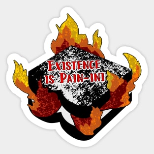 Existence is Painini Funny Sandwich Pun Sticker